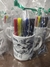 Taza para colorear + 6 fibras + bolsa - tienda online