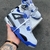 Nike Air Jordan 4 - Branco/Azul (Linha Luxo Importada) - comprar online