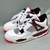 Nike Air Jordan 4 - Branco/Vermelho (Linha Premium) na internet