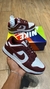 Nike SB Dunk Low Pro - Vinho/Branco