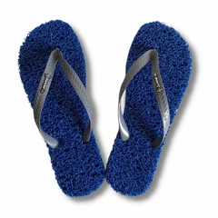 CHINELO TERAPÊUTICO MASCULINO FOF AZUL ROYAL E CINZA - comprar online