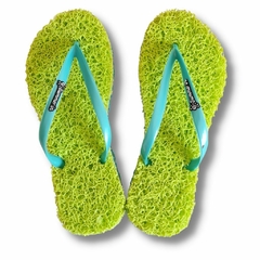 CHINELO TERAPÊUTICO FEMININO VERDE LIMA E VERDE PISCINA na internet