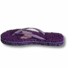 CHINELO TERAPÊUTICO FEMININO FOF MAX ROXO/ROSA - Sandasul