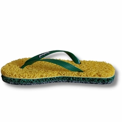 CHINELO TERAPÊUTICO MASCULINO FOF MAX AMARELO/VERDE - Sandasul