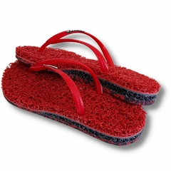 CHINELO TERAPÊUTICO FEMININO ELEV VERMELHO - Sandasul