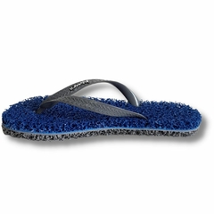 CHINELO TERAPÊUTICO MASCULINO FOF AZUL ROYAL E CINZA - Sandasul