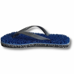 CHINELO TERAPÊUTICO MASCULINO FOF MAX AZUL ROYAL E CINZA - Sandasul