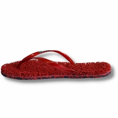 CHINELO TERAPÊUTICO FEMININO SLIM VERMELHO - Sandasul