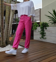 CALÇA ALFAIATARIA COMFY 38 PINK