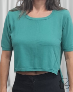 CROPPED MALHA ESMERALDA