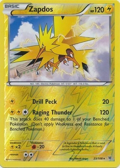 Zapdos - 23/108 - Rare Reverse Holo