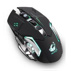 Mouse Gamer Free Wolf X8 Óptico Sem Fio 6 Botões 2400 DPI