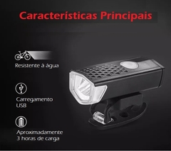 Kit Ciclismo Esportivo Ciclocomputador Sunding Farol/Lanterna E Pisca Alerta - comprar online