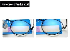 Óculos Anti Luz Azul Com Proteção UV Modelo Gatinho