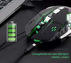 Imagem do Mouse Gamer Free Wolf X8 Óptico Sem Fio 6 Botões 2400 DPI