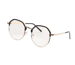 Óculos Estilo Fashion Bordas Retas Proteção Raios UV400 - comprar online