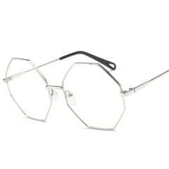 Óculos Fashion Octogonal Com Proteção Contra Luz Azul UV400 na internet