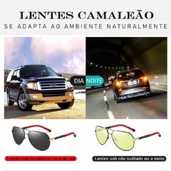 Óculos de Sol Rosybee Fotocromático com Lentes Polarizadas Antirreflexo e Proteção UV400 Fashion na internet