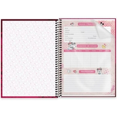 Caderno universitário capa dura 1x1 80 folhas, Disney Mickey & Minnie 1 UN - loja online