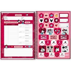 Caderno universitário capa dura 1x1 80 folhas, Disney Mickey & Minnie 1 UN na internet