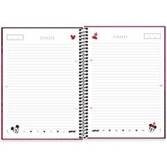 Caderno universitário capa dura 1x1 80 folhas, Disney Mickey & Minnie 1 UN - comprar online