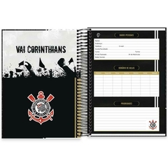 Caderno Universitário Capa Dura 10X1 160 Folhas Corinthians Spiral - 1 UN - Star Papelaria