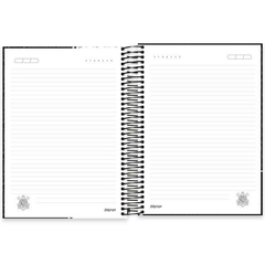 Caderno Universitário Capa Dura 10X1 160 Folhas Corinthians Spiral - 1 UN - comprar online