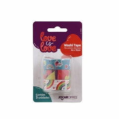 Washi Tape Love Is Love Arco Iris 15Mmx3M 3 Und Jocar Office