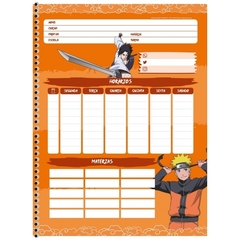 Caderno Universitário Espiral Capa Dura Naruto - 10 matérias 160 folhas - SD - 1 unidade - Star Papelaria