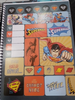 Caderno Universitário Espiral Superman- 10 matérias- 160 fls. - SD - 1 unidade - comprar online