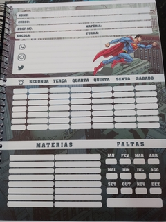 Caderno Universitário Espiral Superman- 10 matérias- 160 fls. - SD - 1 unidade na internet