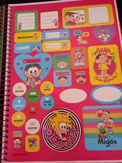 Caderno Universitário Espiral Capa Dura Turma da Monica - 10 matérias 160 folhas - SD - 1 unidade - comprar online