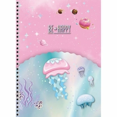 Be Happy Caderno Universitário Espiral - 160 folhas - comprar online