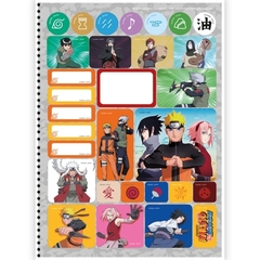 Caderno Universitário Espiral Capa Dura Naruto - 1 matéria 80 folhas - SD - 1 unidade - comprar online