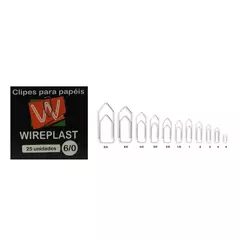 Clips Para Papel 1 caixa com 25 Unidades Wireplast - - comprar online