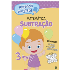 Livro Aprenda Em Casa Subtração - 1 unidade