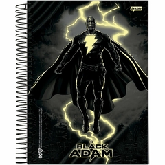 Caderno Universitário Capa Dura 10 Matérias 160 Folhas Black Adam- Jandaia