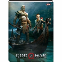 Caderno Brochurão Capa Dura 80 Folhas God Of War - Jandaia- 1 unidade