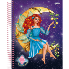 Caderno Espiral 1/4 Capa Dura 80 Folhas Conto De Fadas - 1 unidade - loja online