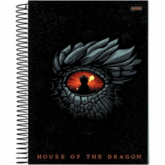 Caderno Universitário Capa Dura 1 Matéria 80 Folhas Got - House Of The Dragon - 1 unidade