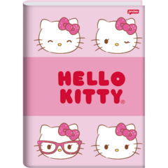 Caderno Brochura 1/4 Capa Dura 80 Folhas Hello Kitty - 1 unidade - Star Papelaria