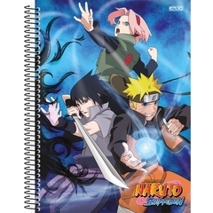 Caderno Universitário Espiral Capa Dura Naruto - 10 matérias 160 folhas - SD - 1 unidade