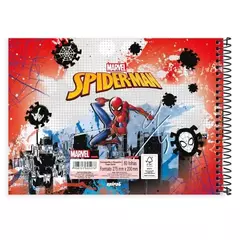 CADERNO CARTOGRAFIA E DESENHO CAPA DURA 80 FOLHAS MARVEL HOMEM ARANHA - unidade - comprar online