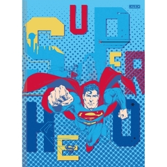 Caderno Brochura Capa Dura 1/4 SUPERMAN 48 Fls - SD - 1 Unidade