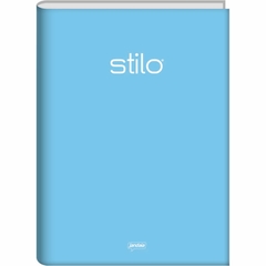 Caderno Brochurão Capa Dura 80 Folhas - Azul pastel -Stilo - 1 Unidade (cópia)