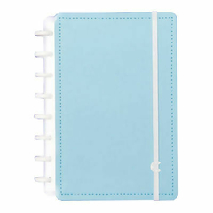 Caderno Inteligente Azul Pastel A5 80 folhas - uni