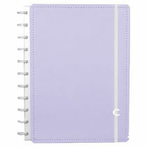 Caderno Inteligente Grande - Lilás Pastel - 80 folhas - uni