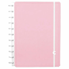 Caderno Inteligente Grande - Rose Pastel - 80 folhas - 1 Unidade