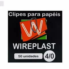 Clips Para Papel 1 caixa com 50 Unidades Wireplast - - comprar online