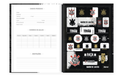 Caderno Brochura Costurado Capa Dura 80 Folhas, Corinthians, - 1 UN - comprar online